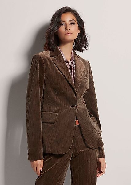 MADELEINE Kurzblazer Klassischer Cordblazer mit Reverskragen günstig online kaufen