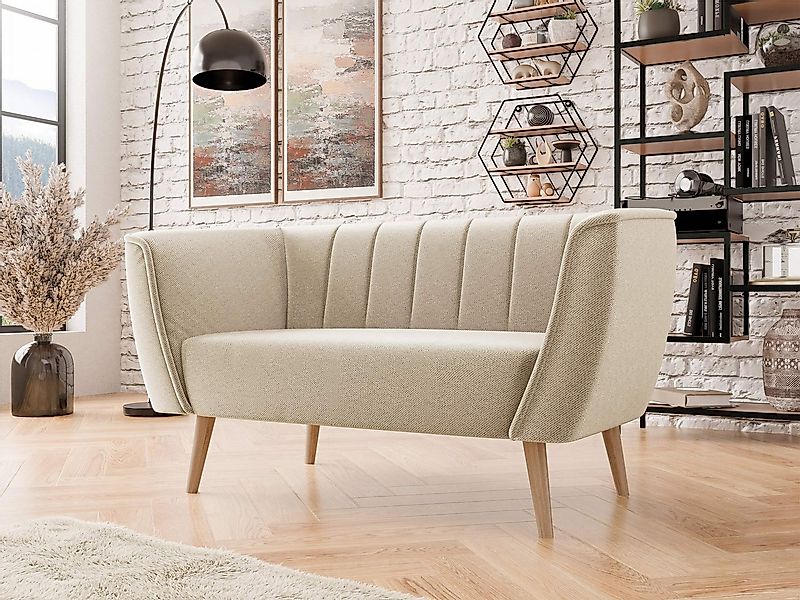 MIRJAN24 Sofa Pas 2, Holzkonstruktion, 142x74x75 cm, 2-Sitzer günstig online kaufen