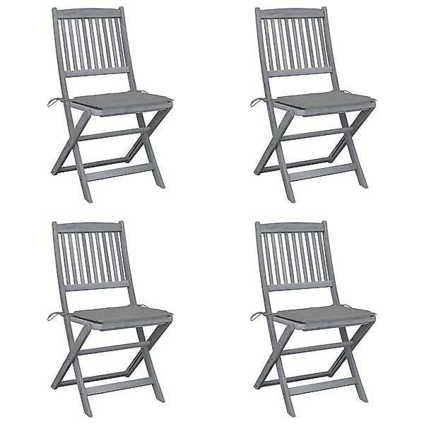 vidaXL Gartenstuhl Klappbare Gartenstühle 4 Stk. günstig online kaufen