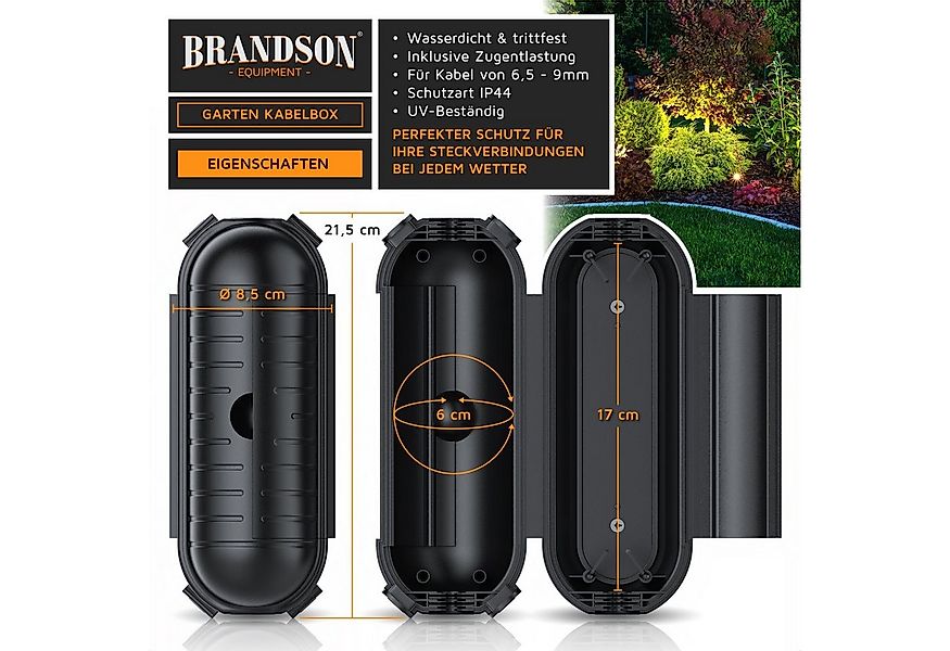BEARWARE Kabelbox wetterbeständige Schutzbox für Verlängerungskabel, (2-tlg günstig online kaufen