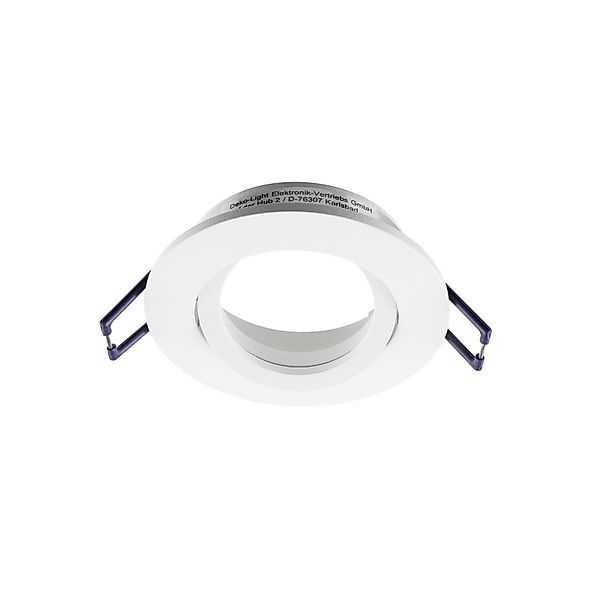 Deckeneinbauleuchte Samsola, weiß, Ø 8 cm, Metall günstig online kaufen