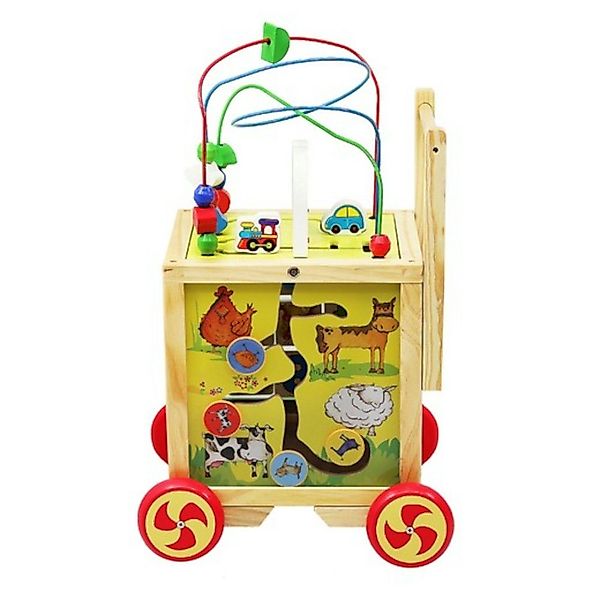 ISO TRADE Lernspielzeug Holzschieber Lernwürfel Kinderspielzeug günstig online kaufen