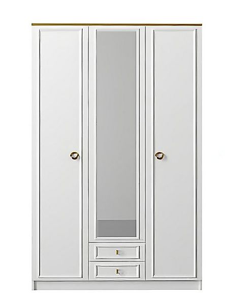 JVmoebel Kleiderschrank Schlafzimmer Kleiderschrank Moderne Möbel Weiß Holz günstig online kaufen