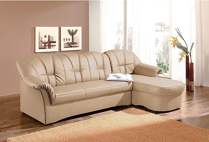 DOMO collection Ecksofa Papenburg L-Form, in großer Farbvielfalt, wahlweise günstig online kaufen