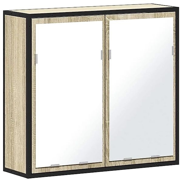 vidaXL Badezimmer-Spiegelschrank Sonoma-Eiche 65 x 20 x 60 cm Holzwerkstoff günstig online kaufen