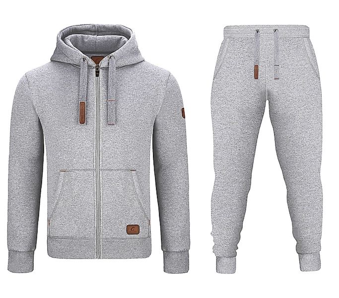 GYMAMBA Jogginganzug Herren leather hellgrau (2-tlg), günstig online kaufen