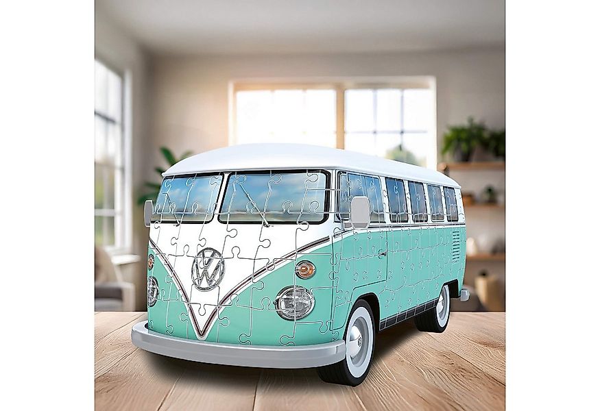 Ravensburger 3D-Puzzle 162 Teile 3D Puzzle Iconics Volkswagen T1 12008035, günstig online kaufen