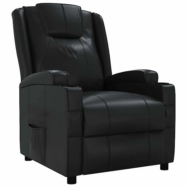 vidaXL Relaxsessel Schwarz Kunstleder 340959 günstig online kaufen