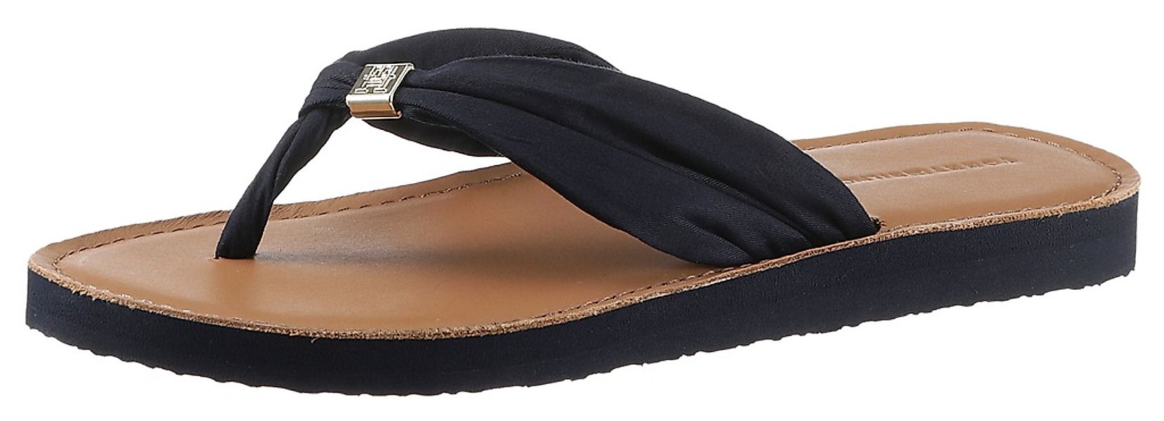 Tommy Hilfiger Zehentrenner "TH ELEVATED BEACH SANDAL", Sommerschuh, Bequem günstig online kaufen