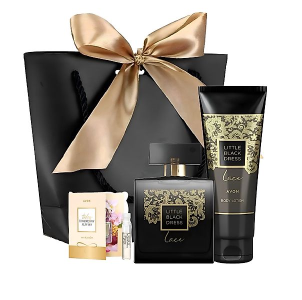 AVON Cosmetics Eau de Parfum Little Black Dress Lace Set: Parfum 50ml, Loti günstig online kaufen