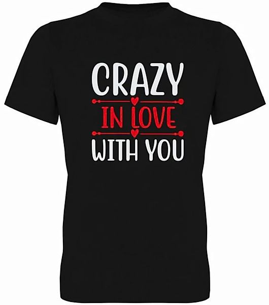 G-graphics T-Shirt Crazy in love with you Herren T-Shirt, mit trendigem Fro günstig online kaufen