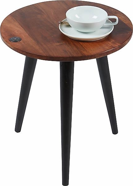TOM TAILOR HOME Beistelltisch "T-WOOD TABLE SMALL", Beistelltisch mit Knopf günstig online kaufen