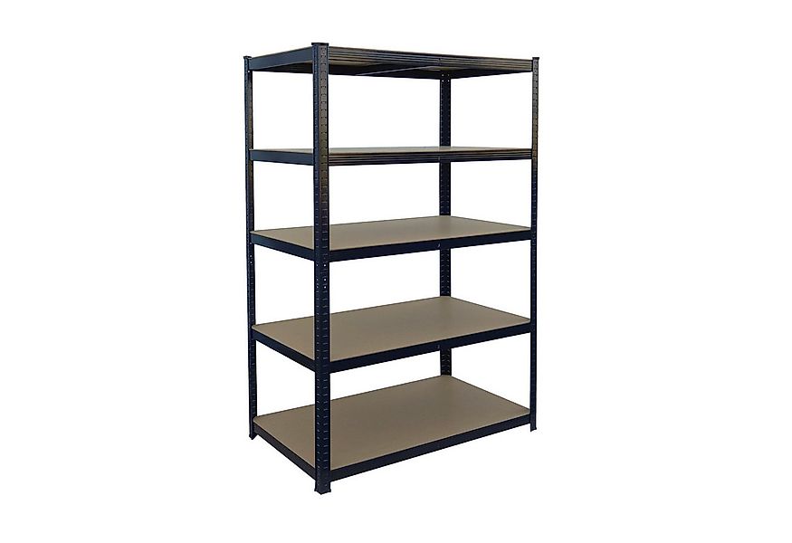 relaxdays Schwerlastregal 5 Böden versch. Größe, 30 x 100 x 180 cm günstig online kaufen