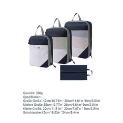 OKWISH Kofferorganizer Reise Kleidungstaschen Kleider Kompression günstig online kaufen