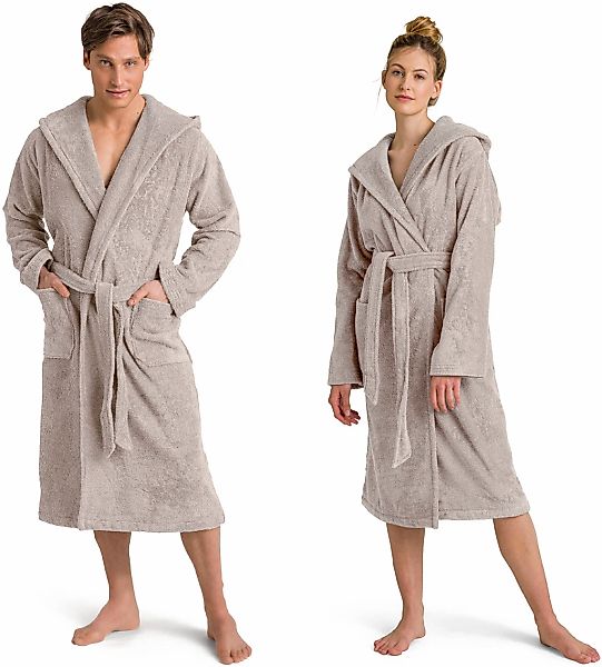 Möve Unisex-Bademantel "Superwuschel Kapuze, ideal für Sauna & Spa, Hotelba günstig online kaufen