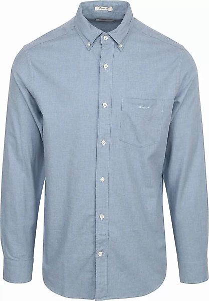 Gant Flanell Hemd Hellblau - Größe XL günstig online kaufen