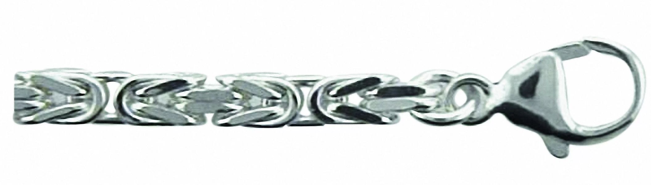 Adelia´s Silberkette "925 Silber Königskette Halskette 45 cm Ø 3,4 mm", Sil günstig online kaufen