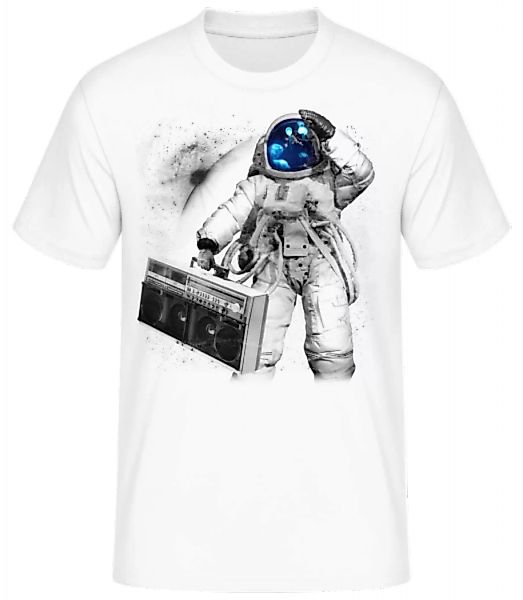 Ghettoblaster Astronaut · Männer Basic T-Shirt günstig online kaufen