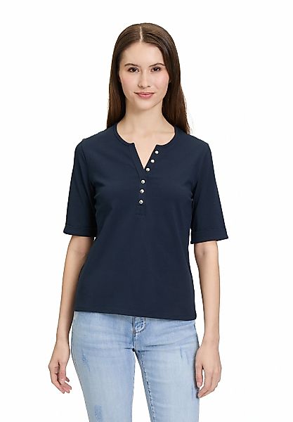Betty Barclay Kurzarmshirt "Damen Basic Shirt mit Knöpfen" 1 Stk. tlg. Form günstig online kaufen