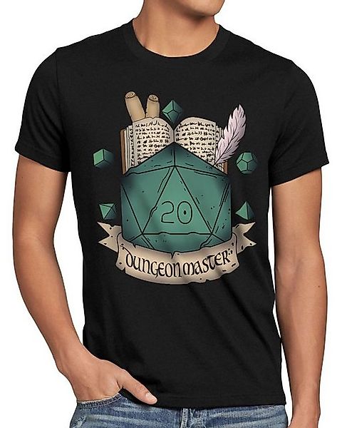 style3 T-Shirt Würfel Dungeon Master dungeon and tabletop dragons d20 pen p günstig online kaufen