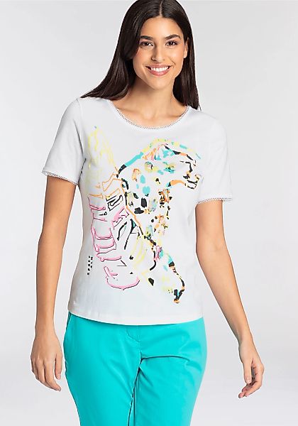 Sportalm Kitzbühel Rundhalsshirt mit Frontprint günstig online kaufen