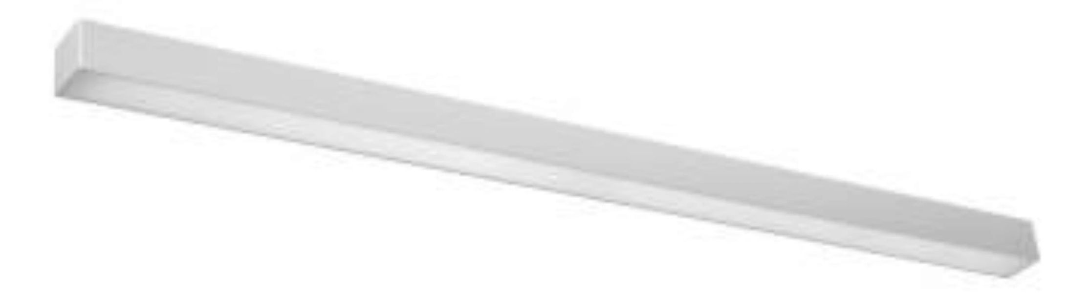 LED Wandlampe Metall Grau 118 cm lang 4000 K Downlight günstig online kaufen