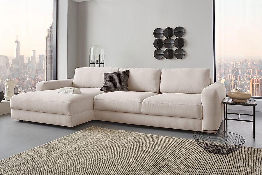 PLACES OF STYLE Ecksofa "Bloomfield, elegant, viel Platz, Mega Couch, Breit günstig online kaufen
