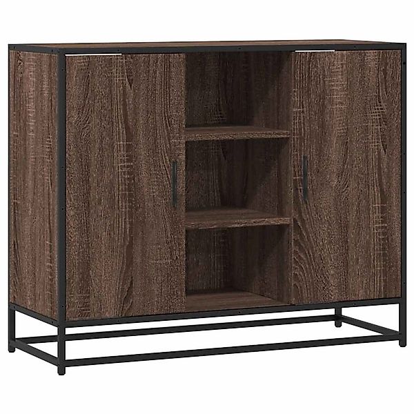 vidaXL Sideboard Braun Eichen-Optik 92x35x76 cm Holzwerkstoff 849018 günstig online kaufen