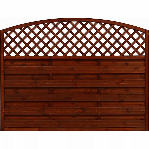 Sichtschutzzaun Element Bordeaux Braun 120/135 cm x 180 cm FSC günstig online kaufen