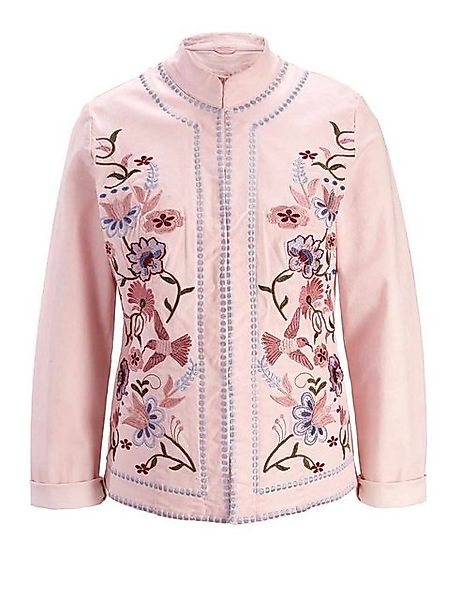 heine Steppjacke Heine Damen Jacke mit Stickerei, rosa-bunt günstig online kaufen