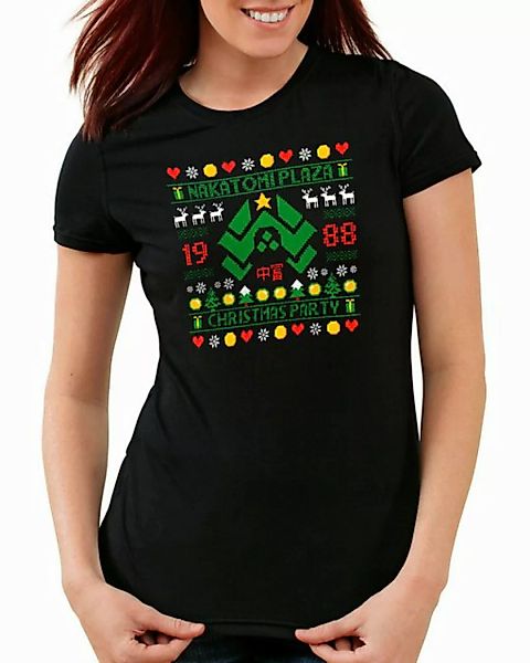 style3 T-Shirt Nakatomi Xmas Party bruce willis stirb langsam sweater weihn günstig online kaufen