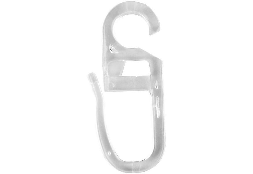 Bestlivings Gardinenstange, 1-läufig, Faltenleghaken - klar - 5mm, Gardinen günstig online kaufen
