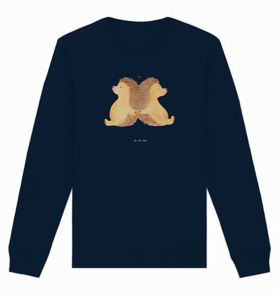 Mr. & Mrs. Panda Longpullover Igel händchenhaltend Größe L - French Navy - günstig online kaufen