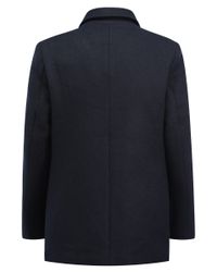 Allthemen Wollmantel mit abnehmbarem Doppelkragen Herrenmantel günstig online kaufen