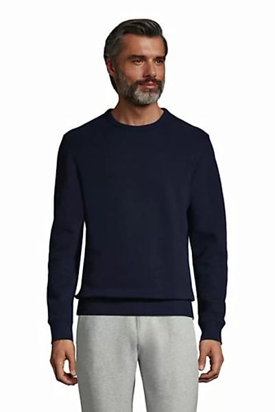 Sweatshirt mit rundem Ausschnitt, Herren, Größe: XL Normal, Blau, Baumwoll- günstig online kaufen