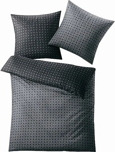 Kleine Wolke Wendebettwäsche »Punto« 2 Stk. tlg. mit graphischem Muster günstig online kaufen