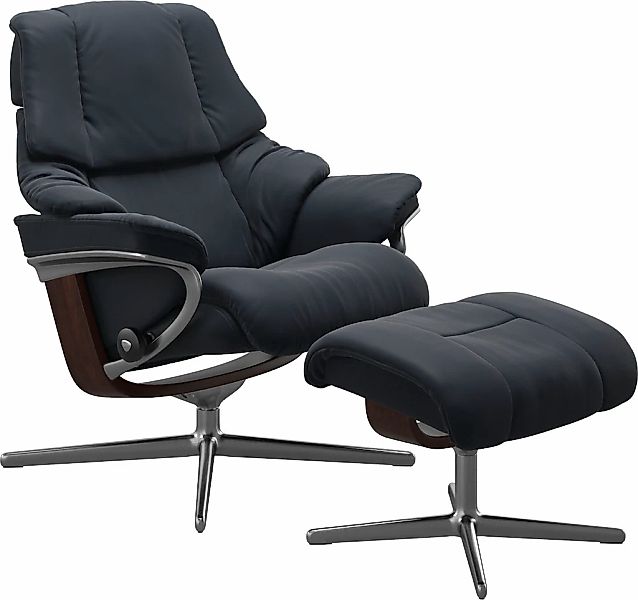 Stressless "Reno" mit Cross Base, Größe S, M & L, Holzakzent Braun günstig online kaufen