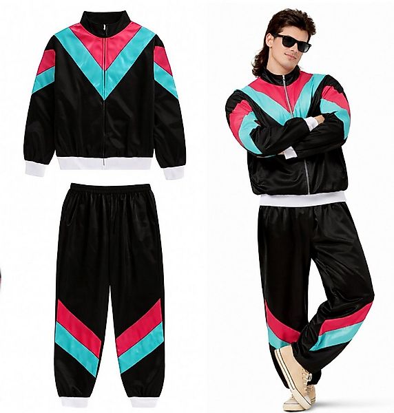 Costumed Kostüm 80er 90er Jahre Jogginganzug - Retro Bad Taste Fasching & K günstig online kaufen
