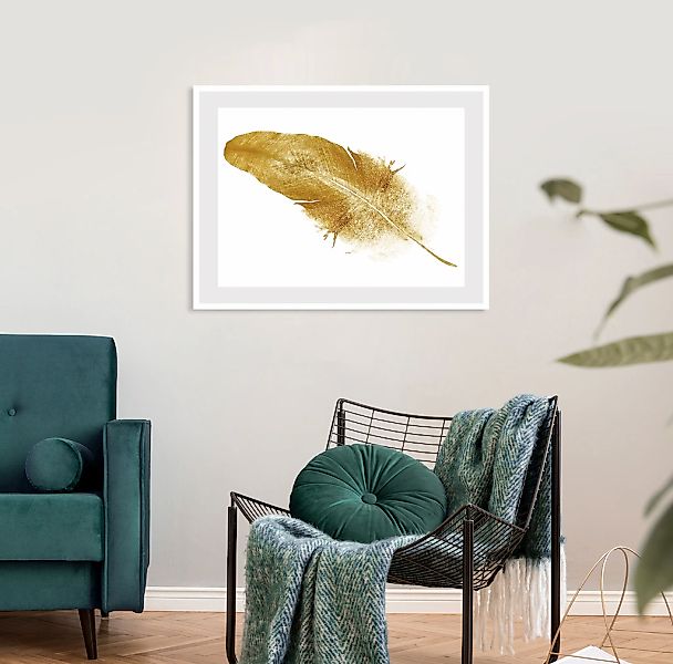 queence Bild "Svea", Federn, gerahmt, Federn günstig online kaufen