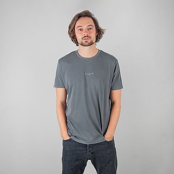 Herren T-shirt Aus Bio-baumwolle Dressgoat - Anthrazit günstig online kaufen