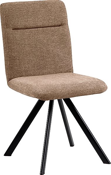 massivline&more 4-Fußstuhl "Martina 200" () Gestell aus Metall schwarz, 2er günstig online kaufen