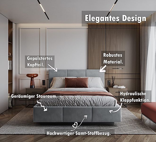 thematys Polsterbett FDM Stauraumbett 90x200, 120x200, günstig online kaufen