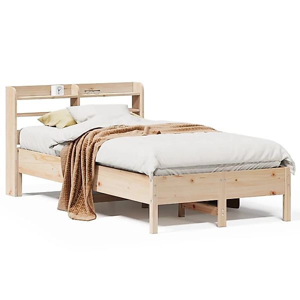 vidaXL Massivholzbett ohne Matratze 90x190 cm Kiefer 3306909 günstig online kaufen