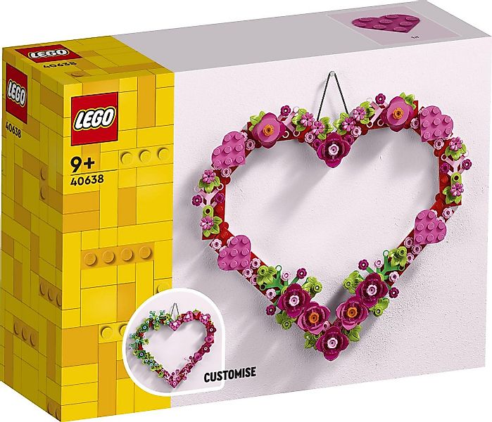 LEGO® LEGO® 40638 Iconic - Herz-Deko Konstruktions-Spielset günstig online kaufen