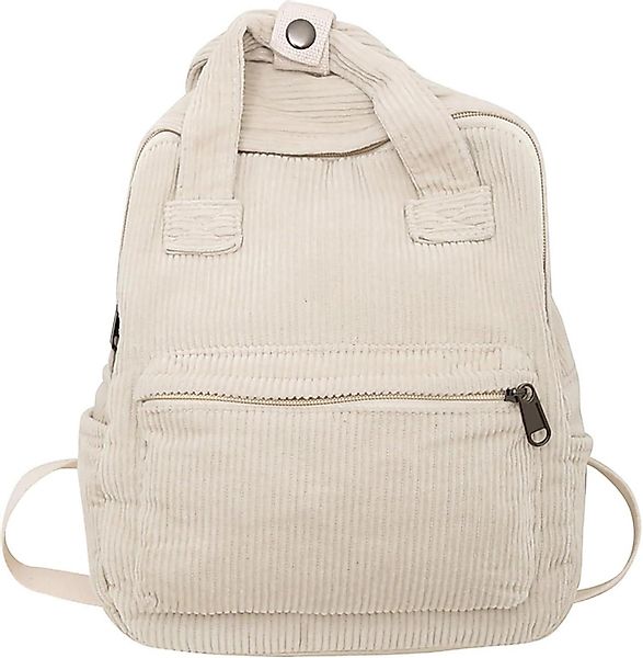 LuxusKollektion Cityrucksack Damen Rucksack Cord Cityrucksack günstig online kaufen