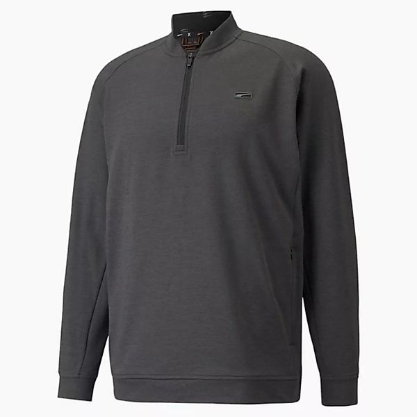PUMA Longsweatshirt Puma Golf Layer Cloudspun Moving Day 1/4 Zip Dunkelgrau günstig online kaufen