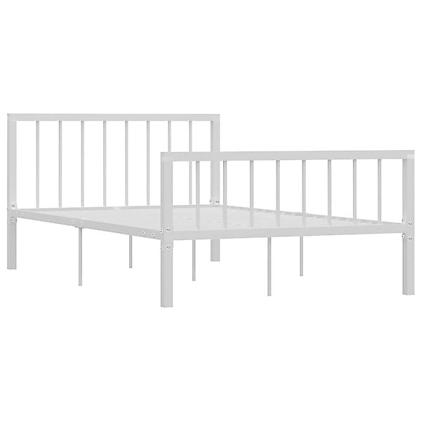 vidaXL Bettgestell Schwarz Metall 120x200 cm Modell 4618339 günstig online kaufen