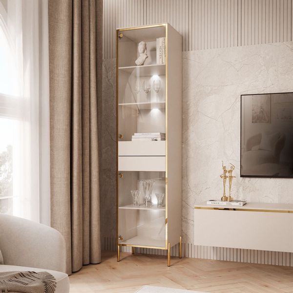 Lookway Glasvitrine AURORA KASZMIR mit LED-Beleuchtung günstig online kaufen