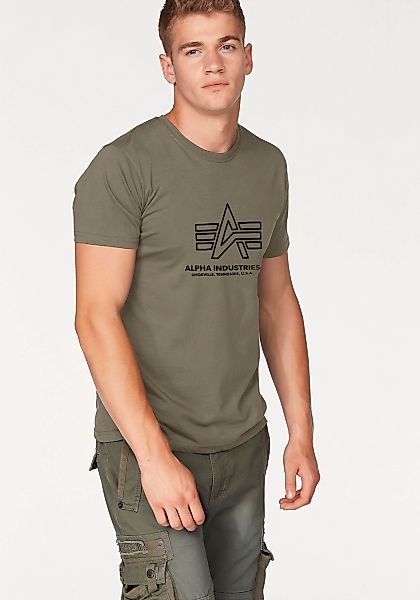 Alpha Industries Rundhalsshirt "Logo Print T" günstig online kaufen
