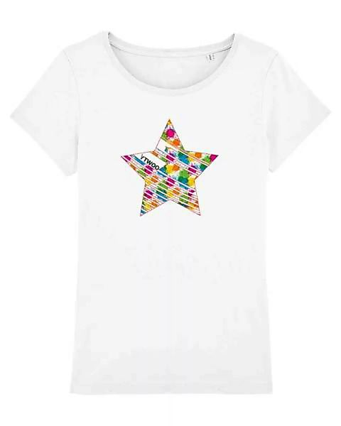 Damen T-shirt Mit Stern In Verschiedenen Varianten, Stern Shirt günstig online kaufen